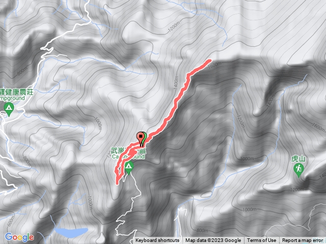 水雲三星の橫龍古道