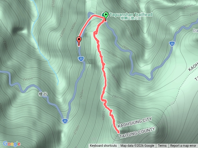 塔關山登山口預覽圖