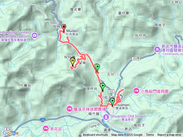 20250803雙溪車站 南天宮 西九份坑山前峰  雙溪車站 中正隧道 大竹林山越嶺步道 懷恩堂 興道山聖南寺  聖南寺(琉璃圖書館) 牡丹落雨松秘境 牡丹車站