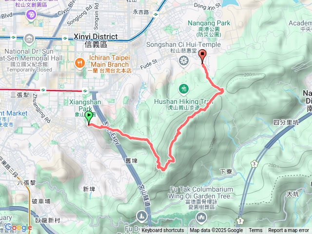 20250215象山-北興宮登山口