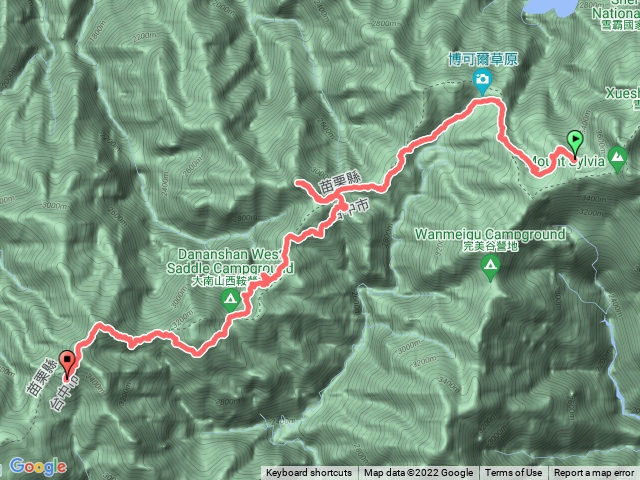 雪山西稜D2：翠池～奇峻山營地