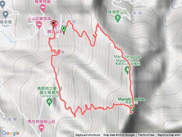 馬那邦小O上湖登山口