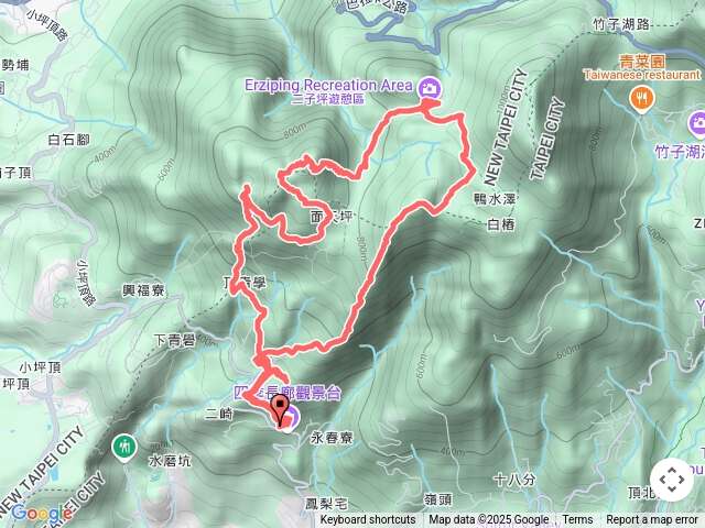 2024-10-27 北投吳氏宗祠～大屯西南南峰～大屯山西峰～二子坪～面天山～向天山～向天池～火燒山～向天山南峰～清天宫O繞