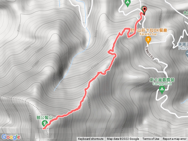 鵝公髻第一登山口