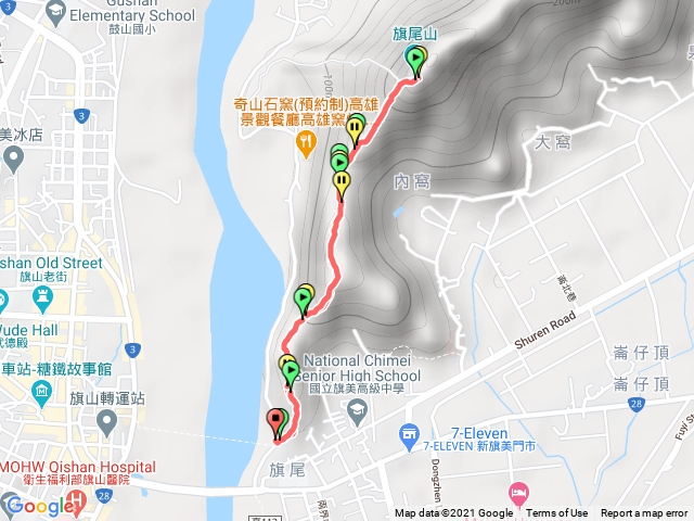 旗尾山-第一登山口