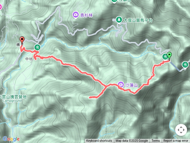 橫嶺山沙蓮山吹笛山
