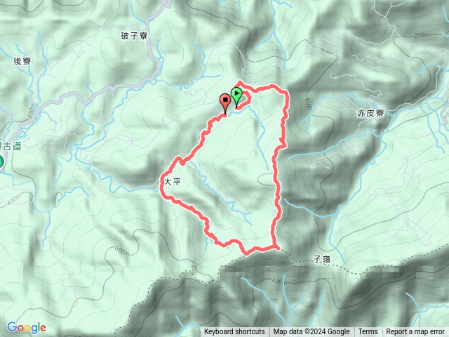 破仔寮山-三方向山-芊蓁坑溪畔古道預覽圖