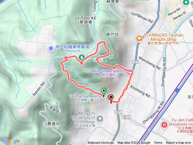 崎頭步道-醫學坑步道-頂泰山巖