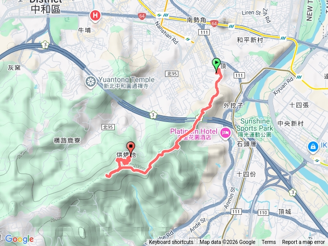 1150118烘爐地登山步道（南勢角山）預覽圖
