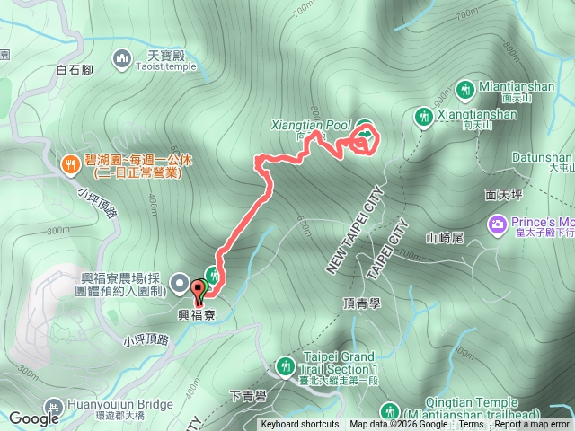 興福寮古道、向天池