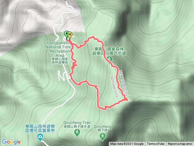 東眼山自導式步道O型縱走
