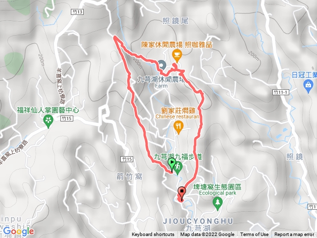 九芎湖步道（九福+觀南+霽月）