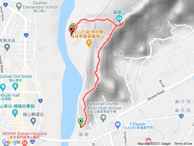 旗尾山一上三下#山之少女#三隻少女