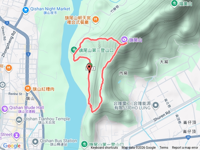 旗尾山第三登山口入，第二登山口出預覽圖