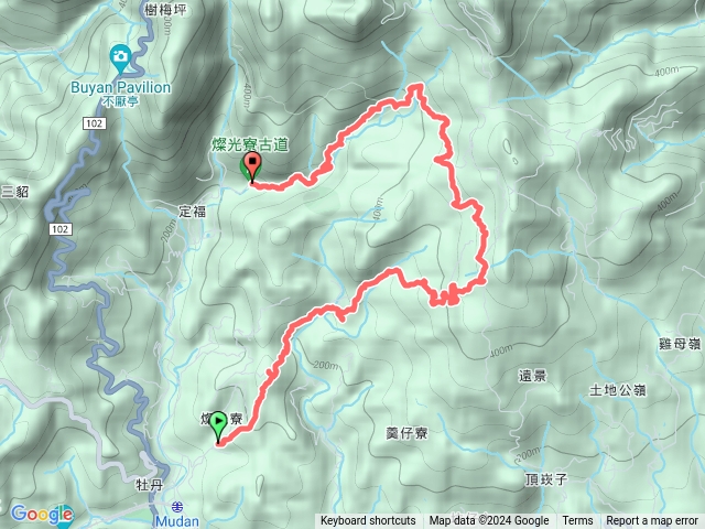 1130824石笋古道、楊廷理古道、燦光寮古道