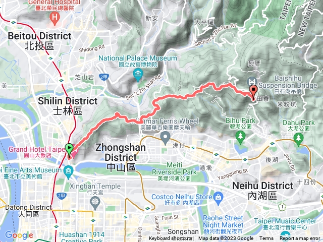 臨時起意的台北第五縱走