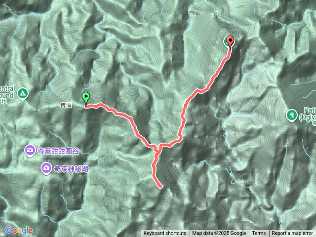 奇萊東稜 D2 (鐵線前營地-大理石營地)