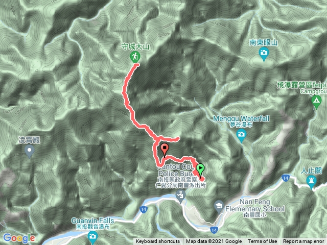 一直走錯路的守城大山