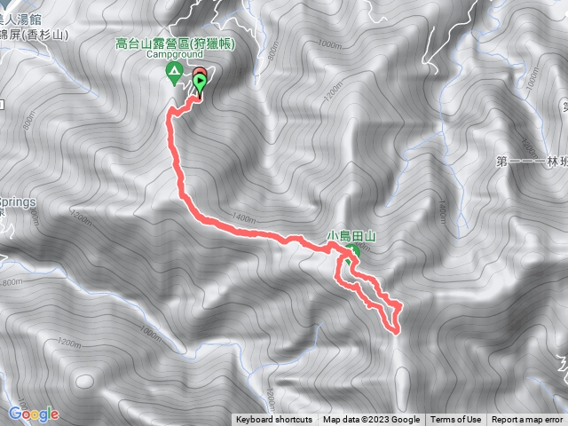 高島縱走第一登山口來回