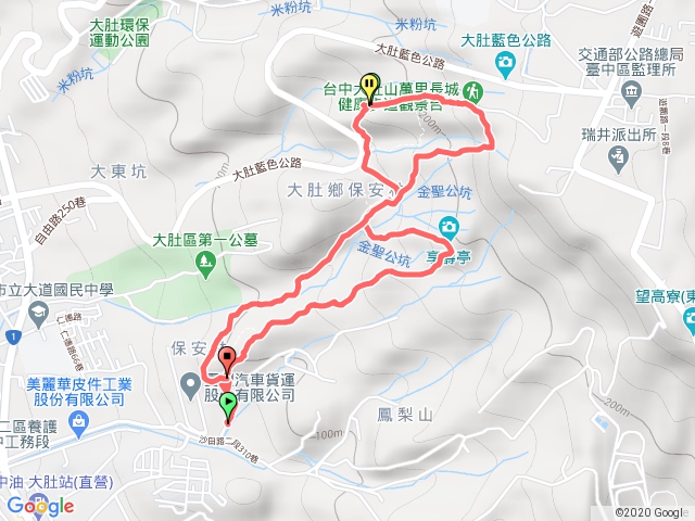 大肚萬里長城步道