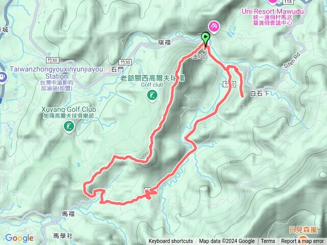 關西赤柯山+東西獅頭山+馬福山+玉山O型20241215預覽圖