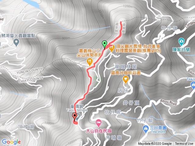 龍興宮-二尖山三角點