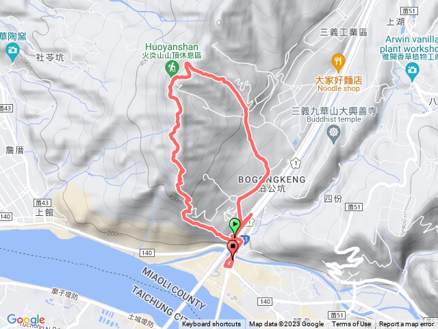 火炎山步道