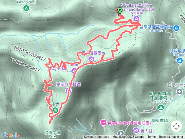 五元二角木馬古道伏虎山步道