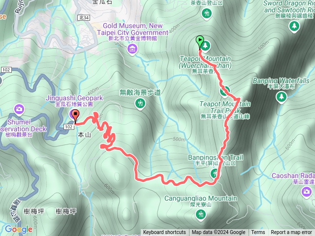 黃金盛典．金瓜石藝術縱走-半屏山線