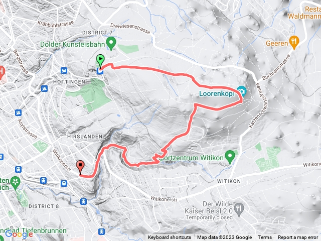 Moore Knopf to Elefantenbach