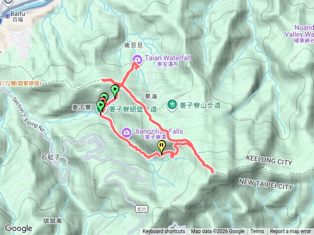 姜子寮瀑布姜子寮山旗尾崙泰安瀑布環狀預覽圖