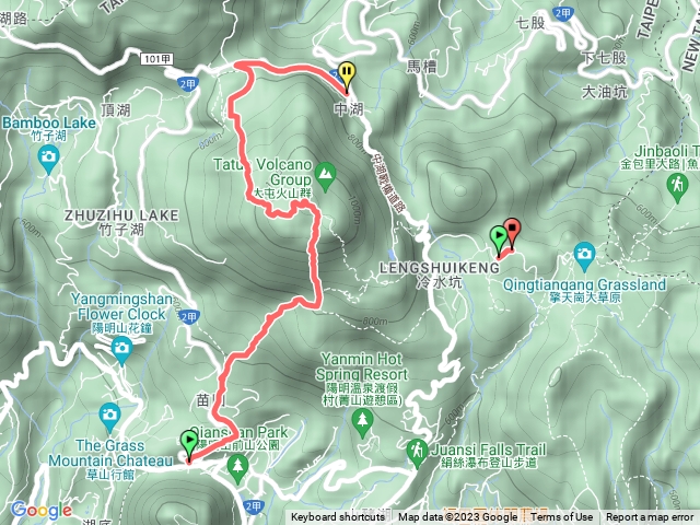 陽明山苗圃到小油坑