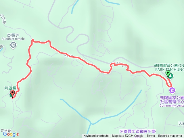 阿罩霧山-朝陽後山