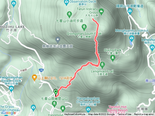 苗圃-七星山主峰