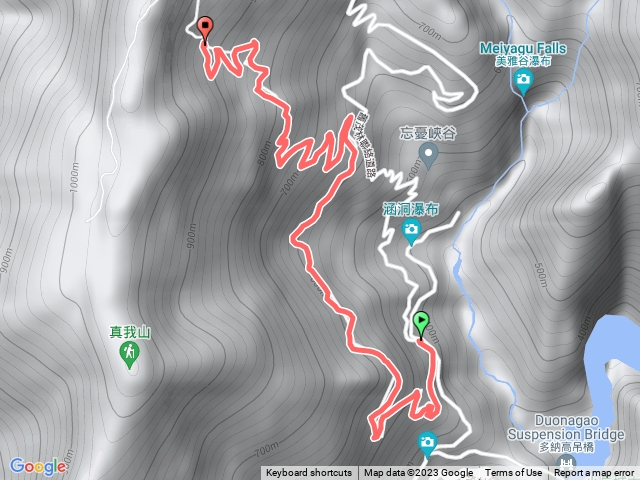 鳴海山上山產業道路(四叉路到水泥路底)
