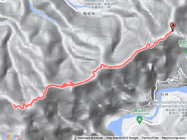 2023-07-13 埔里六秀舊武界越山─旭村茶園登山口→對萬山→埋石山→農舍→舊武界越山往返