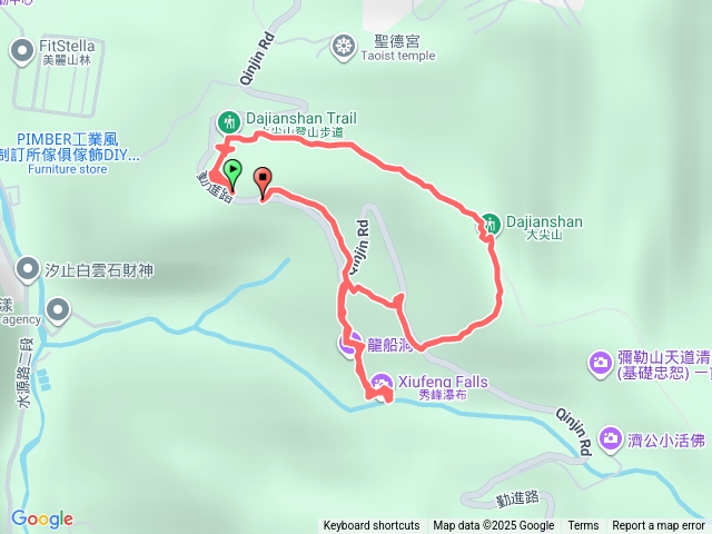 20250816大尖山、秀峰瀑布（O型環繞）