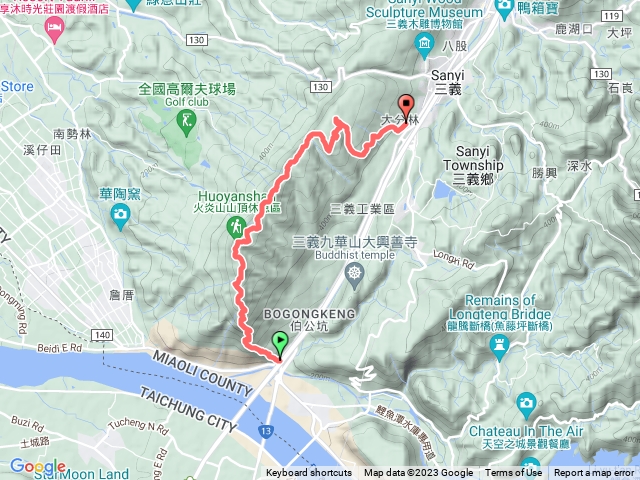 火炎山 南登口to北稜台電路