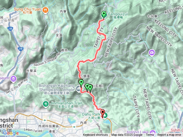 臺北大縱走第四段預覽圖