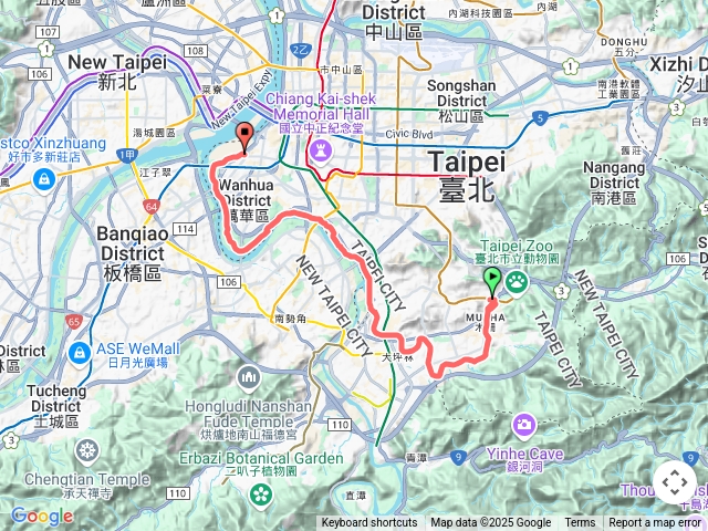 2024台北大縱走8(2/2) 木柵捷運站-龍江河濱公園停車場