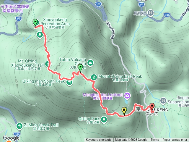 七星小油坑進冷水坑出預覽圖