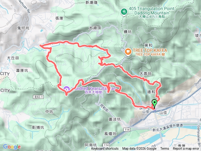 樹林山佳八峰四坑O型-大豐煤礦1號-大湖坑-兔子坑步道-蓋淡大豐2號坑預覽圖