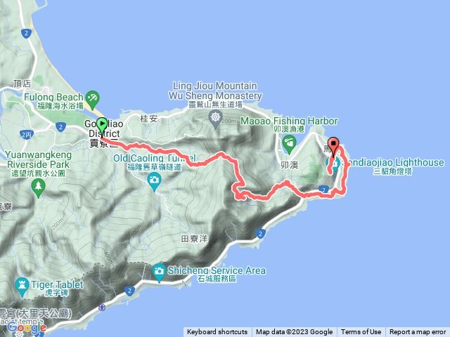 福隆福卯古道南線越嶺萊萊馬崗三貂嶺燈塔