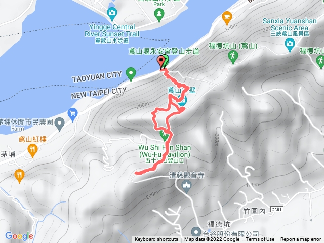 鳶山彩壁、五十分山