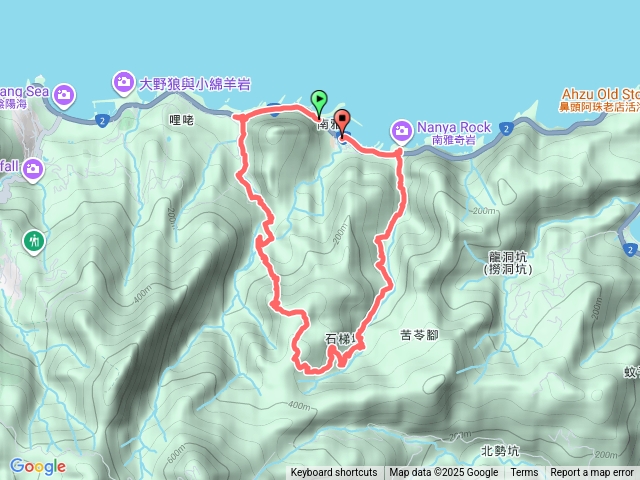 保羅尖双鬼小霸尖石梯坑古道預覽圖