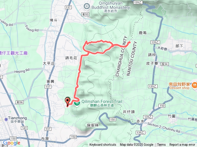 贊天宮-水路接長青步道-五峰平台-福樂亭—中央嶺-擎天崗-天福宮（泡茶）-擎天崗-中央嶺步道-福樂亭下水路-桂花巷-2.5K登出