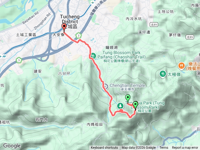 天上山桐花步道清溪步道永寧捷運站預覽圖
