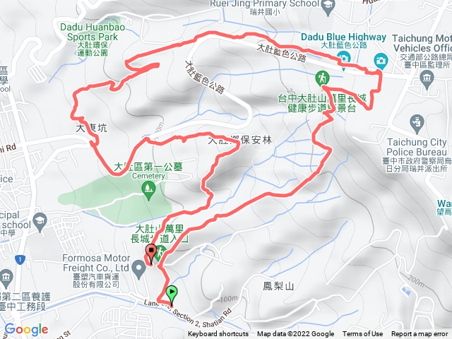 萬里長城，環保公園步道