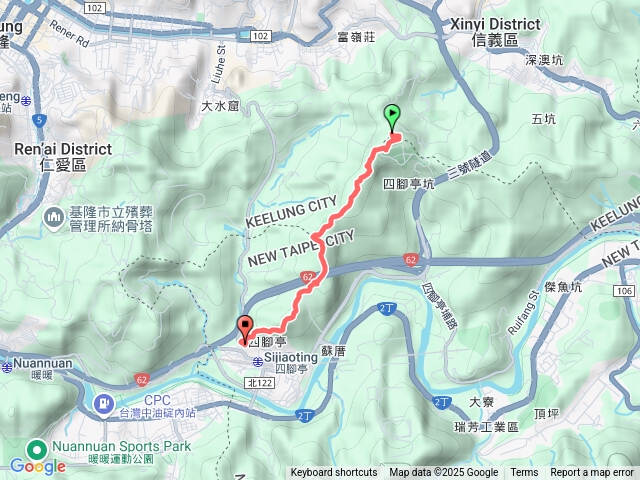 月眉砲台到四腳亭車站