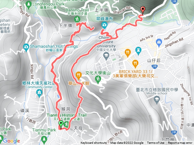 翠峰橋、天母古道跟半嶺吊橋